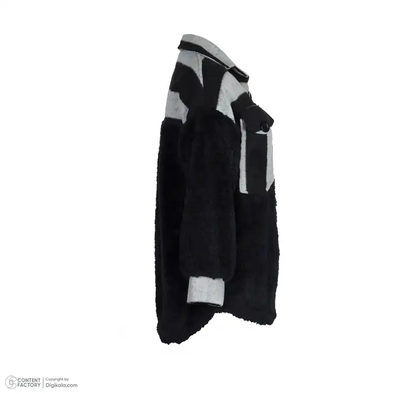 پالتو زنانه نیزل مدل 0089-137 رنگ طوسی