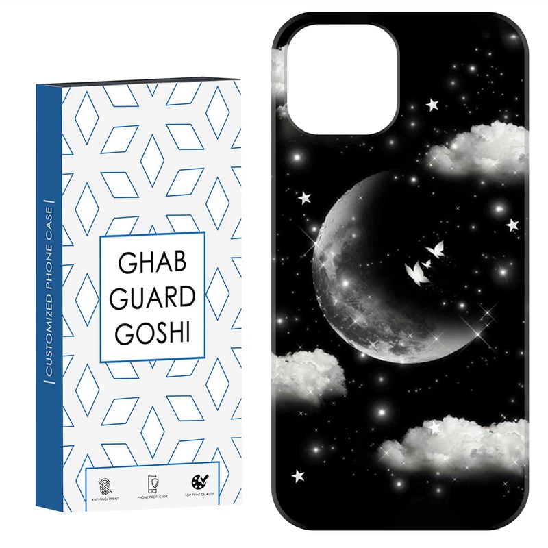 کاور قاب گارد گوشی طرح ابر و ماه کد Dimo-435 مناسب برای گوشی موبایل اپل  IPHONE 12 / 12 PRO   