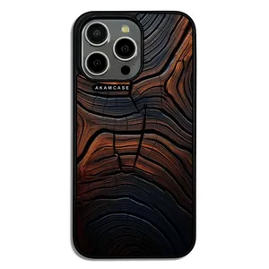 AKAM AMC-WA15PROMAX-WOOD-17 Cover For Apple iPhone 15 Pro Max