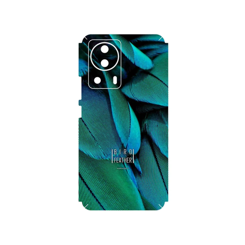 برچسب پوششی ماهوت مدل Green Feather مناسب برای گوشی موبایل شیائومی 13 Lite
