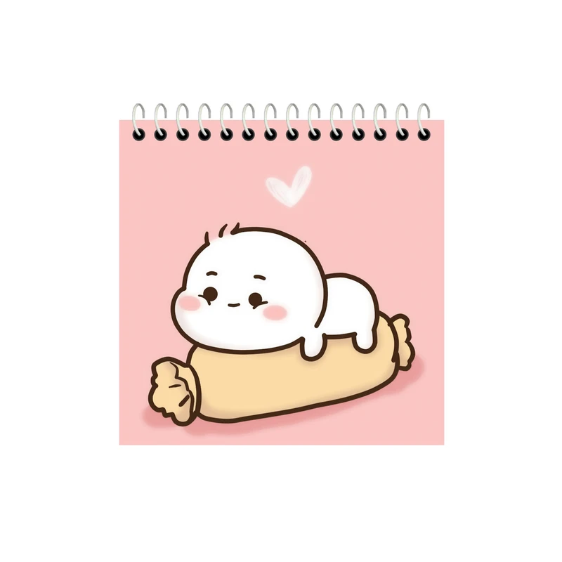 دفترچه یادداشت 50 برگ آلبالو مدل استیکر فانتزی کد 4056