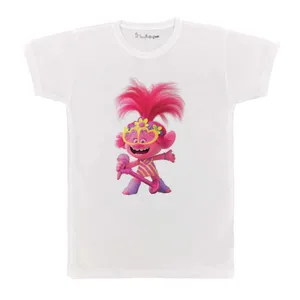 تی شرت بچگانه پرمانه طرح ترول ها کد pmt.4307