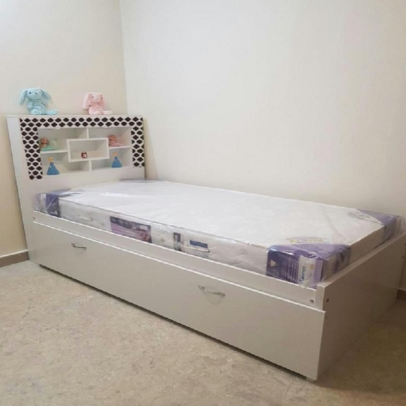 تخت خواب یکنفره مدل زنبوری کد 229 سایز 200x90 سانتی متر تخت خواب یکنفره مدل زنبوری کد 229 سایز 200x90 سانتی متر