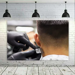 تابلو بوم طرح آرایشگاه مردانه کد SDB2054