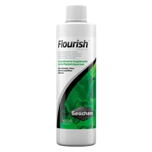 کود محلول آبزیان سیچم مدل Flourish کد 478785  حجم 250 میلی لیتر