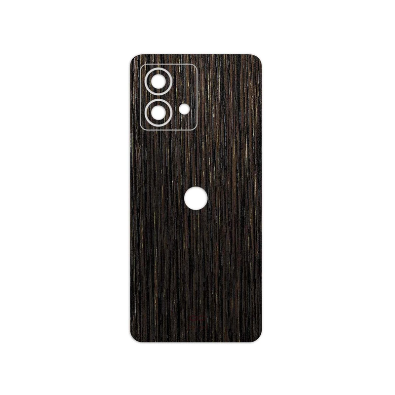 برچسب پوششی ماهوت مدل Dark-Gold-Stripes-Wood مناسب برای گوشی موبایل موتورولا Moto G84