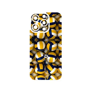 MAHOOT Volleyball Cover Sticker for Apple iPhone 15 Pro