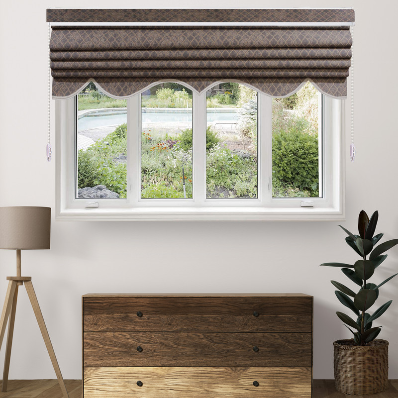 پرده شید زیو مدل رومن7505 سایز 150×100 سانتی متر