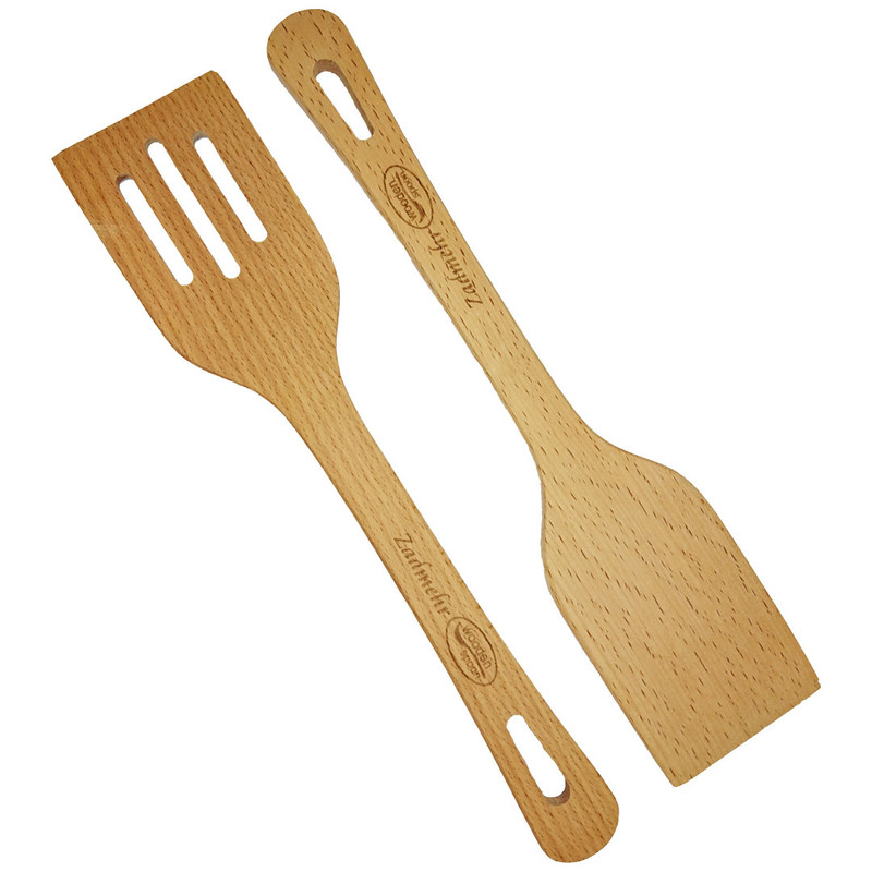کفگیر چوبی مدل راش کد k0052 بسته 2 عددی کفگیر چوبی مدل راش کد k0052 بسته 2 عددی