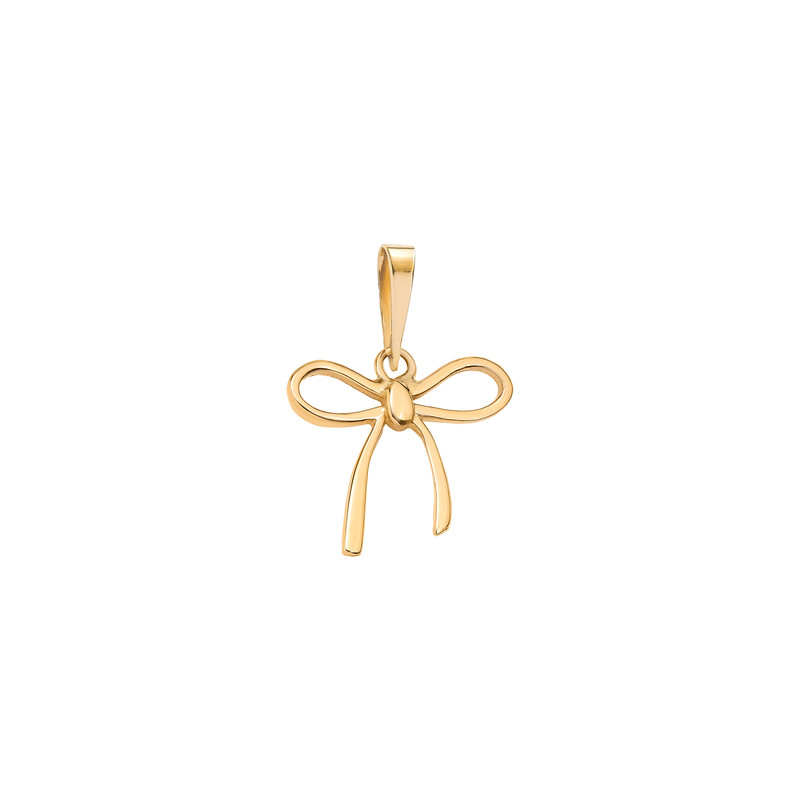 آویز گردنبند طلا 18 عیار زنانه ماوی گالری مدل پاپیون اسپشیال