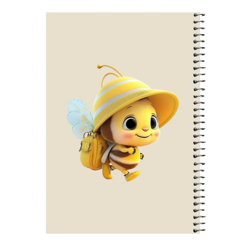 دفتر مشق 80 برگ اس جی مدل زنبور   