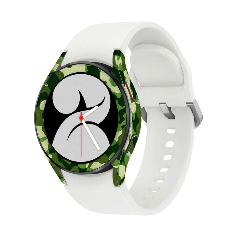  برچسب ماهوت طرح Army-Green-2 مناسب برای ساعت هوشمند سامسونگ Watch4 40mm