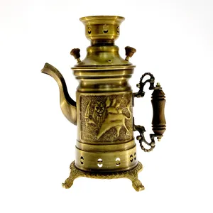 کتری ذغالی برنجی کد 1