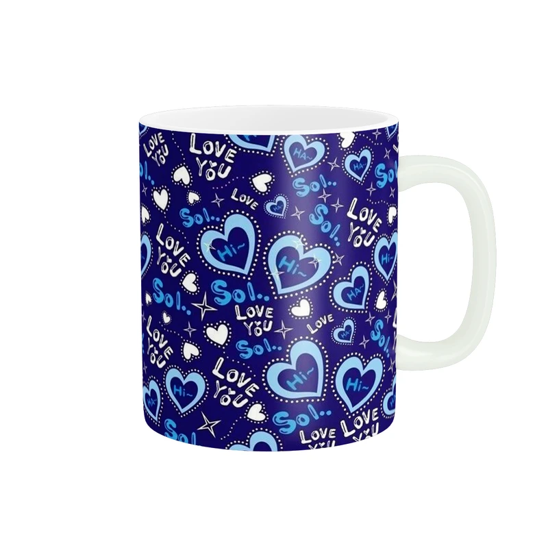 ماگ پاد آفرین طرح قلب کد 840