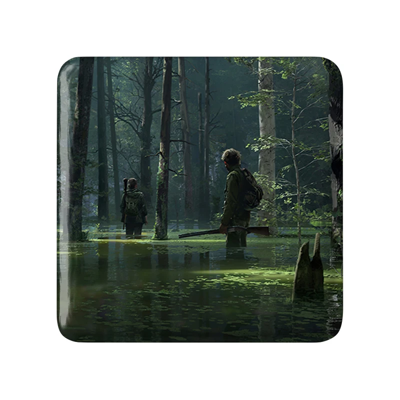 پیکسل خندالو طرح بازی آخرین بازمانده از ما (The Last Of Us) مدل مربعی کد 31710