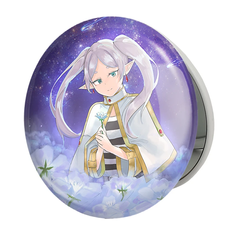 آینه جیبی خندالو طرح انیمه فریرن (Frieren) مدل تاشو کد 33901