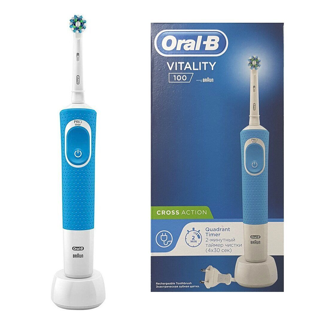 مسواک برقی اورال-بی مدل Cross Action Vitality 100 -  - 13