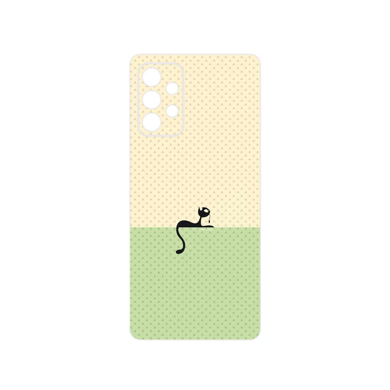 برچسب پوششی ماهوت مدل Minimal Internet Cat Icon مناسب برای گوشی موبایل سامسونگ Galaxy A72