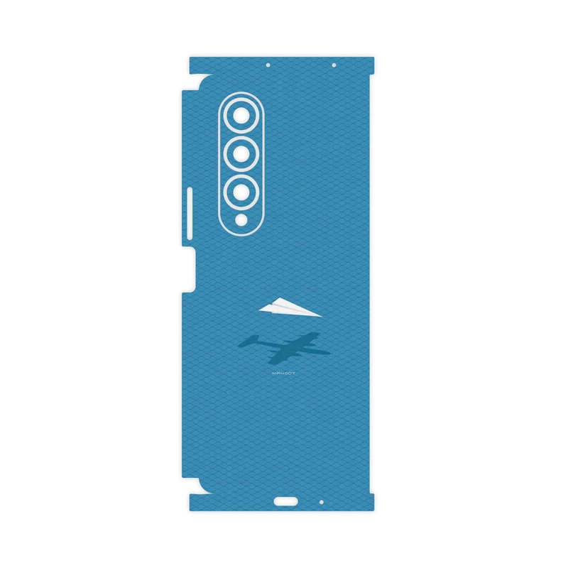برچسب پوششی ماهوت مدل Minimal Paper Airplane-FullSkin مناسب برای گوشی موبایل سامسونگ Galaxy Z Fold4