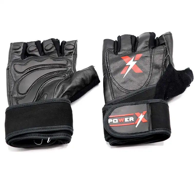 دستکش بدنسازی مدل POWER X BK 9009