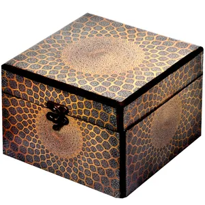 جعبه هدیه چوبی طرح گنبد کد 01