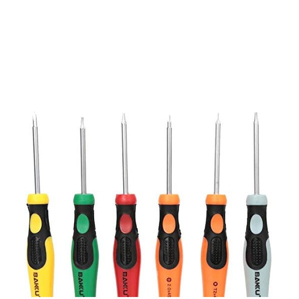 مجموعه 6 عددی پیچ گوشتی باکو مدل BK-8700 به همراه دو عدد پنس