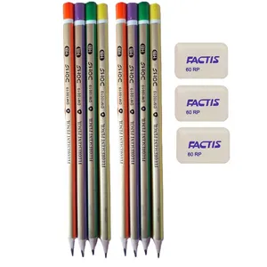 پاک کن فکتیس مدل مهر 11 به همراه مداد مجموعه 11 عددی