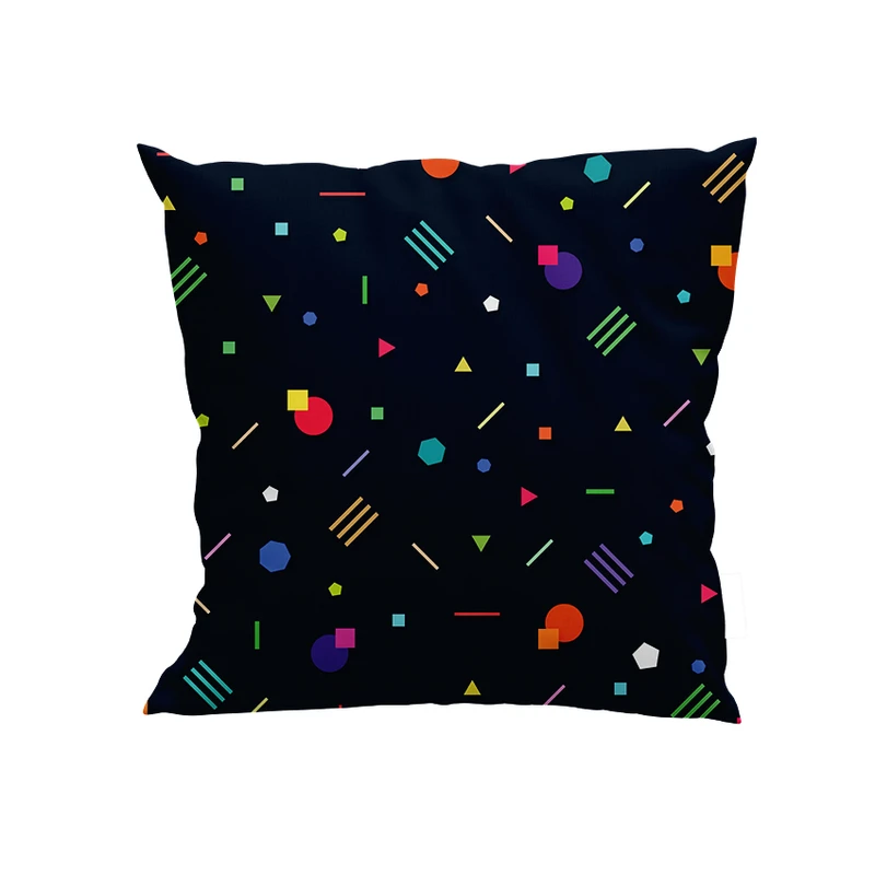 کوسن پاد آفرین مدل اشکال رنگین کد DKK116