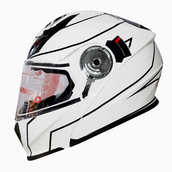 کلاه کاسکت ردلاین مدل فک متحرک عینکدار کد NSN_939