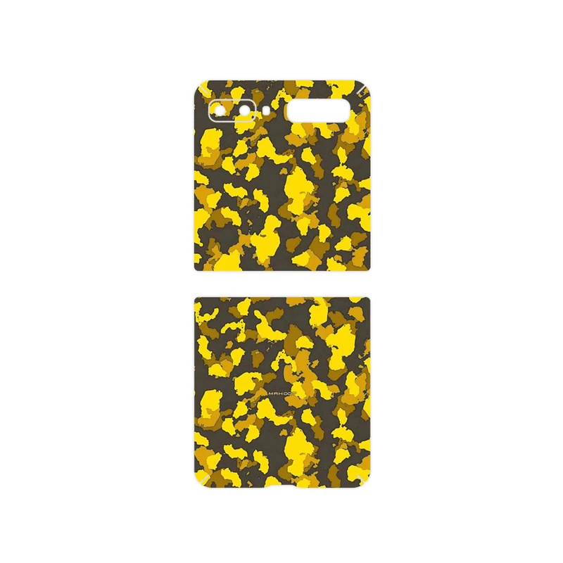 برچسب پوششی ماهوت مدل Yellow Infantry Army مناسب برای گوشی موبایل سامسونگ Galaxy Z Flip