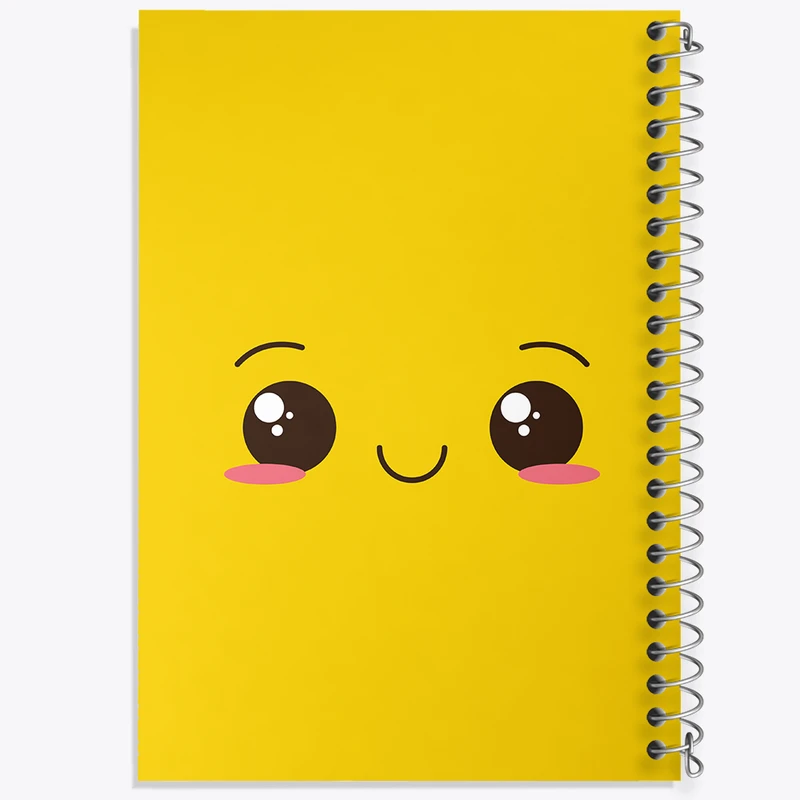 دفتر ژورنال نویسی 50 برگ خندالو مدل نقطه ای طرح ایموجی کد N619