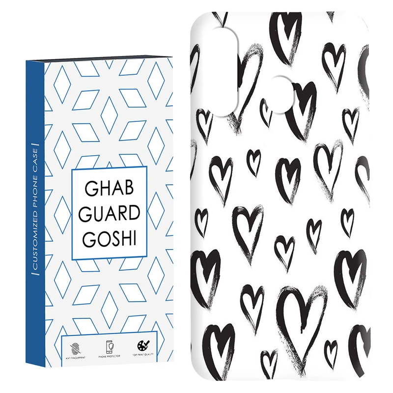 کاور قاب گارد گوشی طرح قلب کد Dimo-278 مناسب برای گوشی موبایل سامسونگ Galaxy A60 / M40