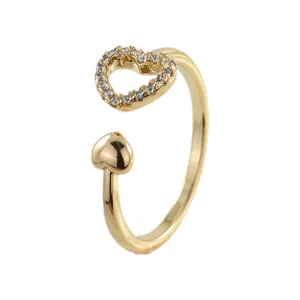 انگشتر زنانه ژوپینگ مدل قلب کد AAE-134
