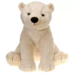 عروسک طرح خرس قطبی مدل Fiesta Sitting Polar Bear کد SZ11/764 طول 37 سانتی‌متر