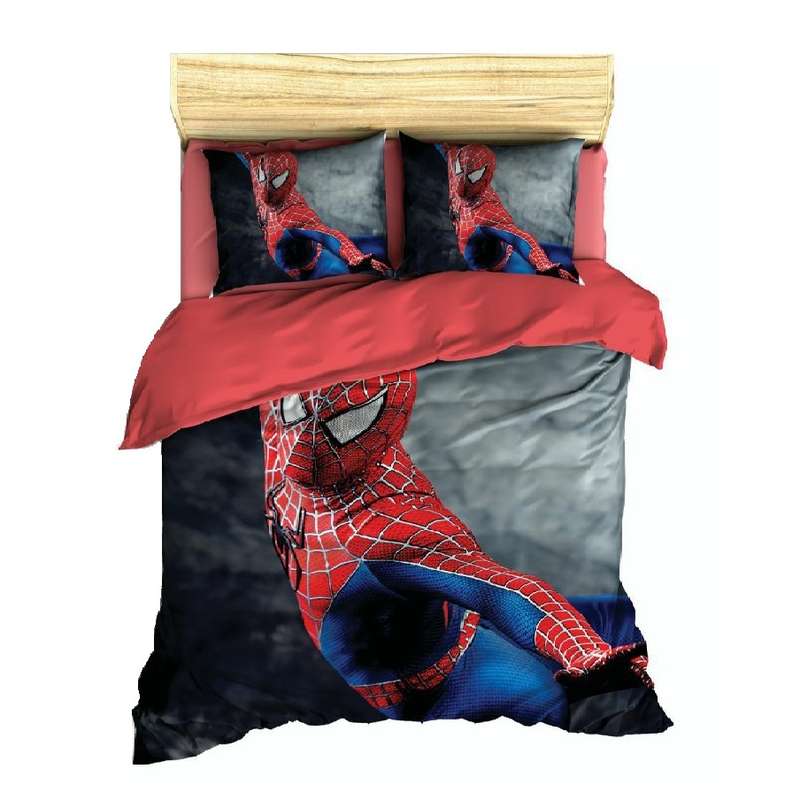 سرویس روتختی مدل Spiderman یک نفره 5 تکه