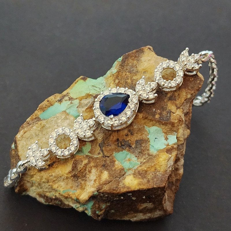 دستبند نقره زنانه مدل 30527 دستبند نقره زنانه مدل 30527