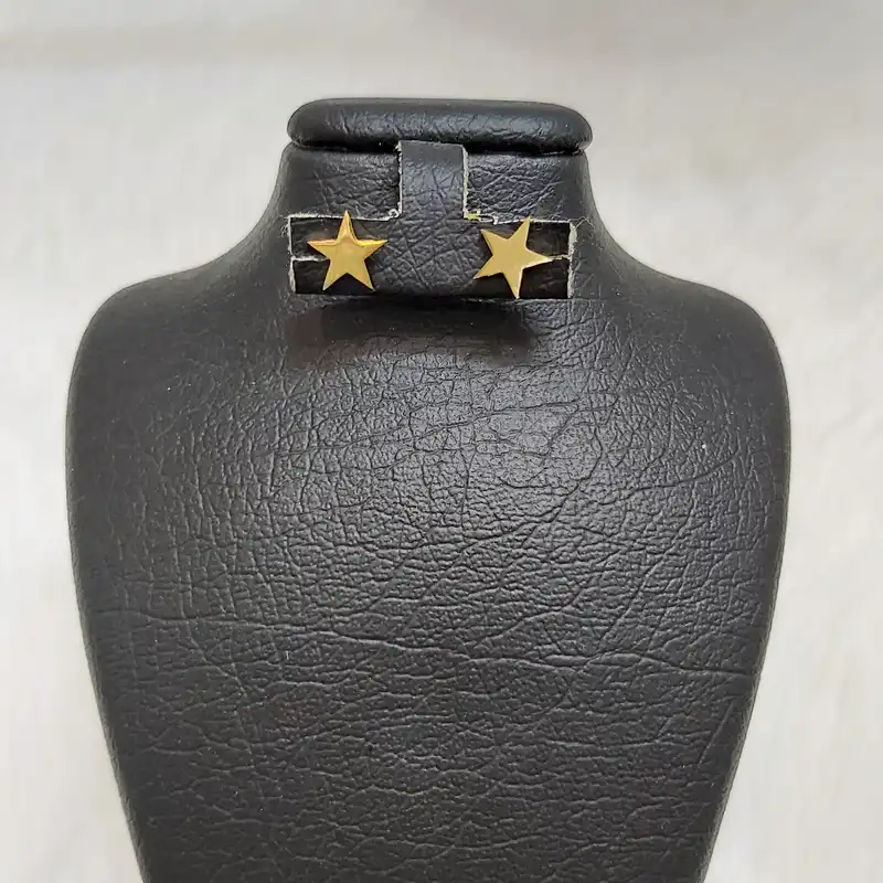 گوشواره زنانه مدل میخی طرح لارج ستاره کد sta111large