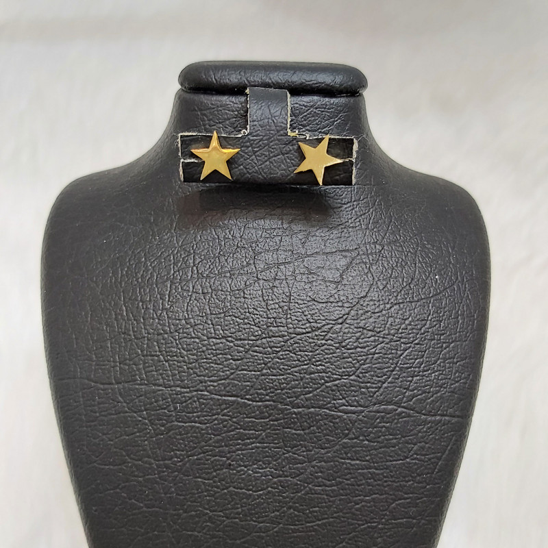 گوشواره زنانه مدل میخی طرح لارج ستاره کد sta111large