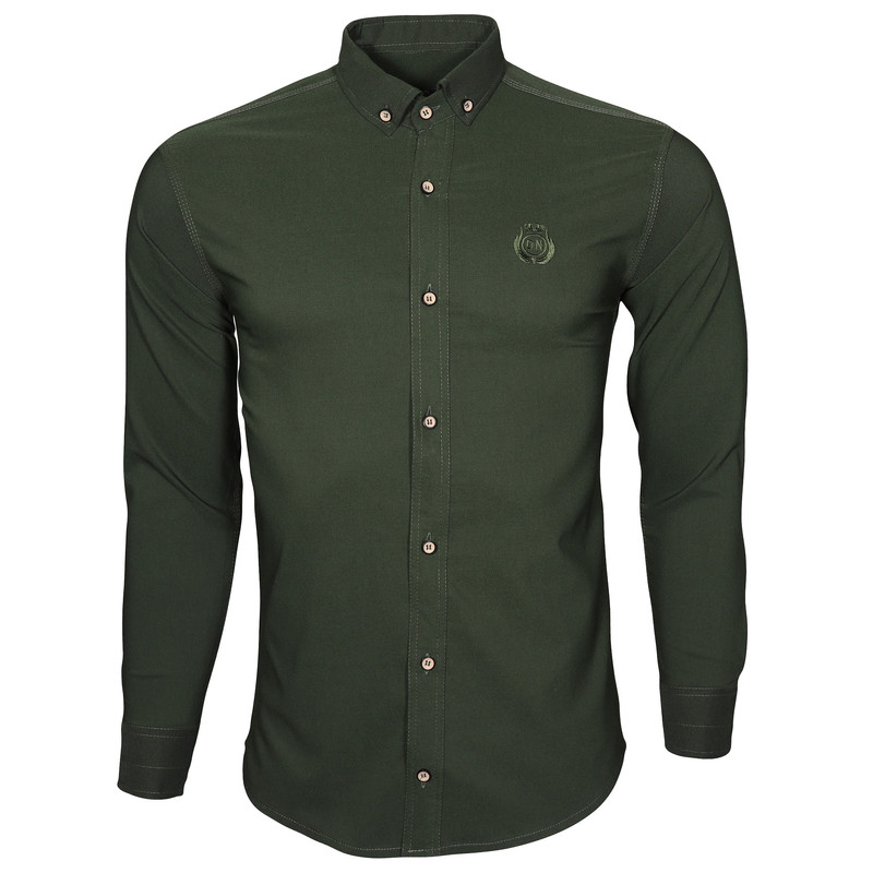 پیراهن آستین بلند مردانه مدل bng5 رنگ سبز