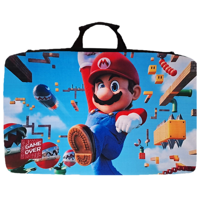 کیف حمل کنسول پلی استیشن 5 اسلیم طرح ماریو مدل Mario KE5102 slim