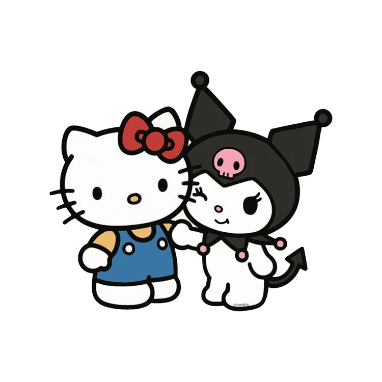 استیکر پارچه و لباس پاد آفرین مدل هلو کیتی کد 703