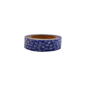 چسب نواری دبیلیو تی مدل واشی طرح شکوفه کد 22 عرض 1.5 سانتی متر