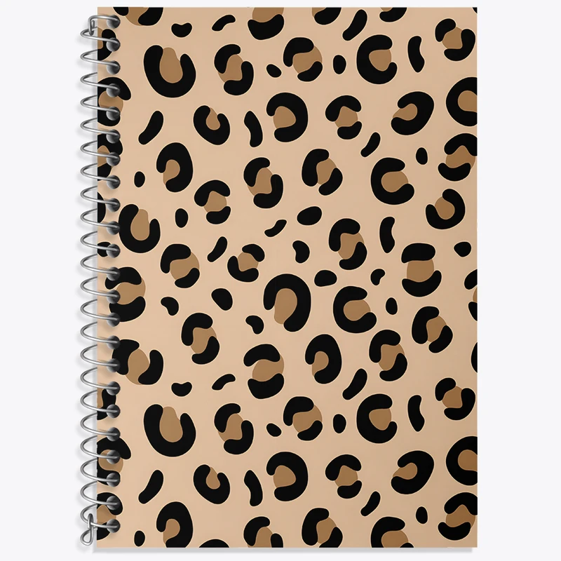 دفتر نت موسیقی 50 برگ خندالو طرح پترن پلنگی کد N2621