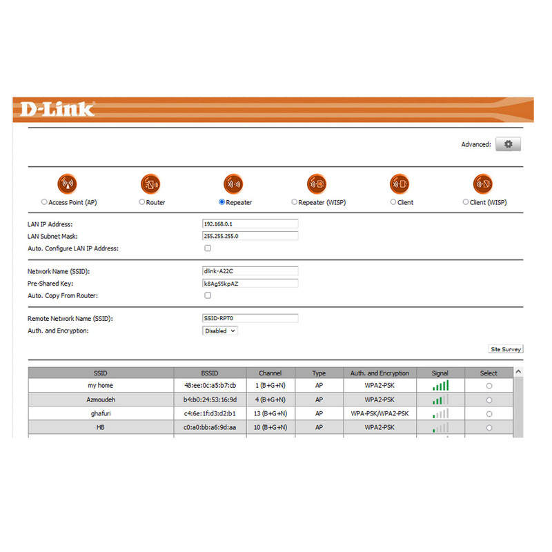 اکسس پوینت و گسترش دهنده محدوده بی‌سیم دی-لینک مدل 300Mbps-5in1-Fast Ethernet