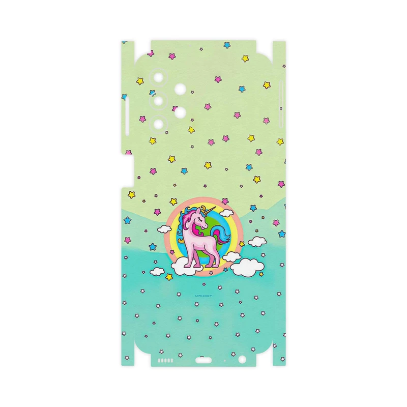 برچسب پوششی ماهوت مدل Rainbow unicorn adventure-FullSkin مناسب برای گوشی موبایل سامسونگ Galaxy A32 5G
