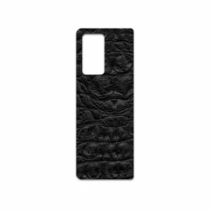 MAHOOT Black-Crocodile-Leather Cover Sticker for Samsung Galaxy Z FOLD 2