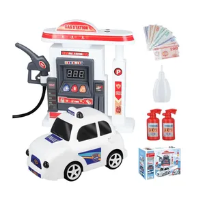 ست اسباب بازی ناب سل مدل جایگاه پمپ بنزین شارژی همراه با ماشین دودزا GAS STATION SET 