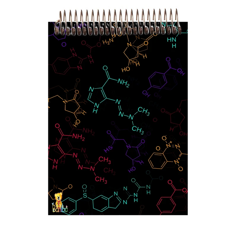 دفتر شطرنجی 100 برگ بانیبو مدل شیمی کد 2736