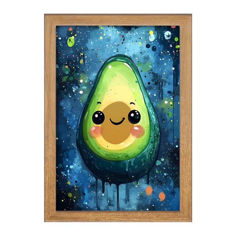 تابلو خندالو مدل آووکادو بامزه کد F9844