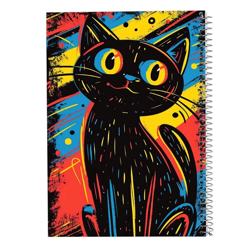 دفتر ژورنال نویسی 50 برگ مدوپد مدل نقطه ای طرح موجودات فانتزی کد DF16953